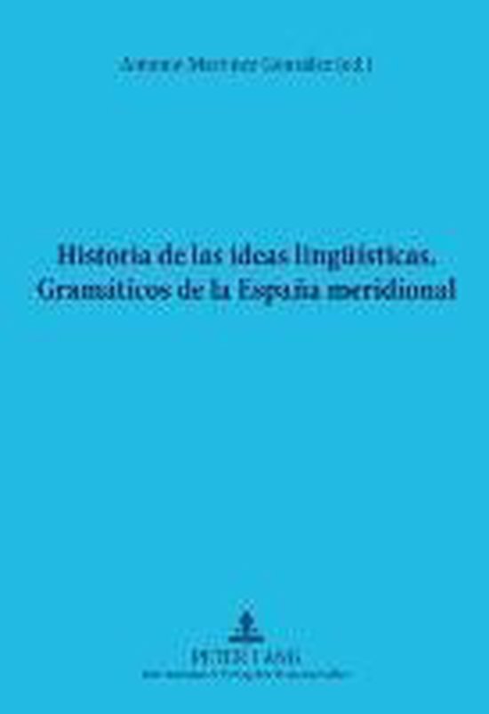 Historia de las ideas lingüísticas - cover