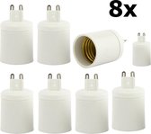8 Stuks - G9 naar E27 Fitting Omvormer
