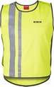 Fluo sportjasje - overgooier met reflectie - S