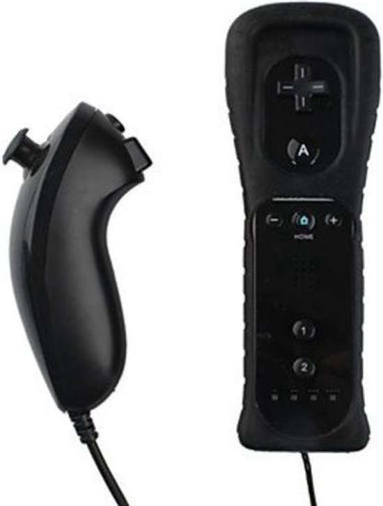Motion Plus Controller + Nunchuk Controller Zwart voor Nintendo Wii