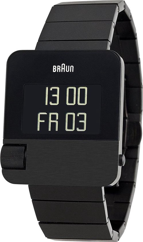 Montre quartz Braun Prestige Digital BN0106BKBTG pour homme bol