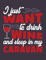 I just want to drink wine and sleep in my caravan