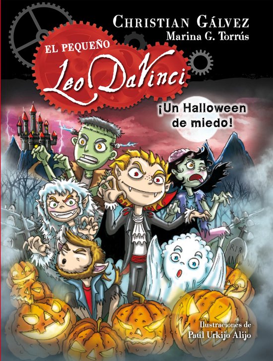 El pequeño Leo Da Vinci 7 - ¡Un Halloween de miedo! (El pe ... - cover
