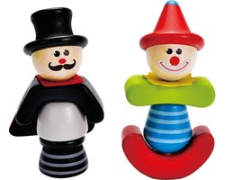 Hape Houten Stapelfiguren Circus 10-delig