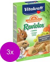 Vitakraft Raviolos Rodent - Snack pour rongeurs - 3 x 100 g