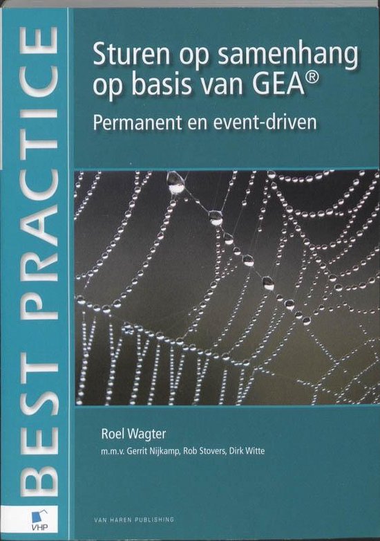 Cover van het boek 'Sturen op samenhang op basis van GEA / druk 1' van Roel Wagter