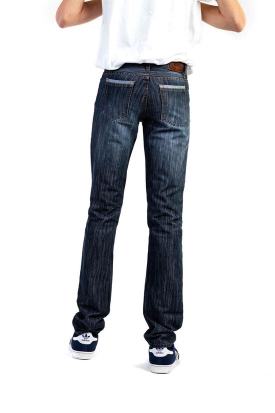 Zachte Jeans Carrera Heren, Regular Fit, Petrolblue-687 - Outfit-s.nl