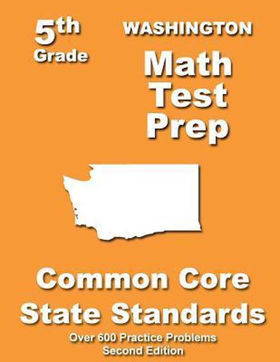 Washington 5th Grade Math Test Prep - cover