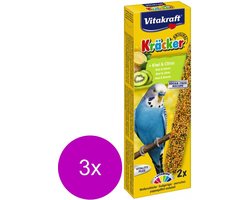 Vitakraft Parkiet Kracker 2 stuks - Vogelsnack - 3 x Kiwi