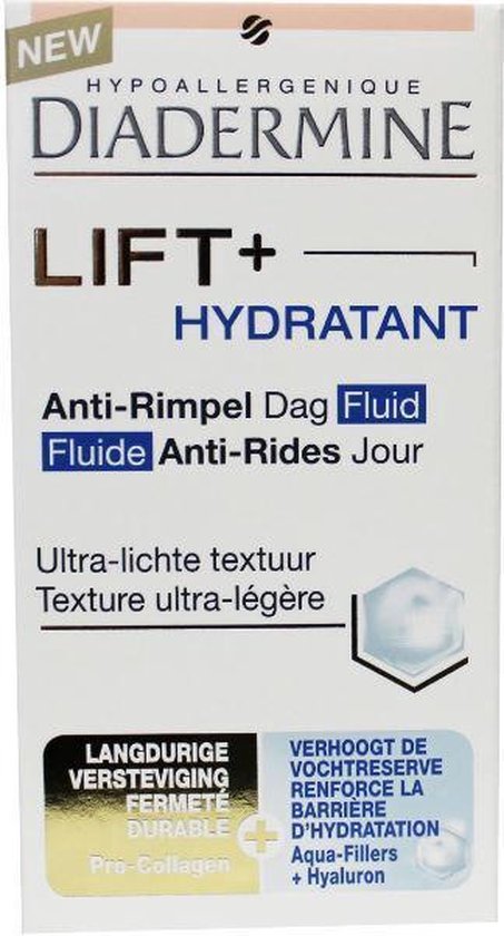 Diadermine Day Cream Anti Rides Lift + Hydra Fluid - 10x5x5cm | Crème  anti-âge pour... | bol.com