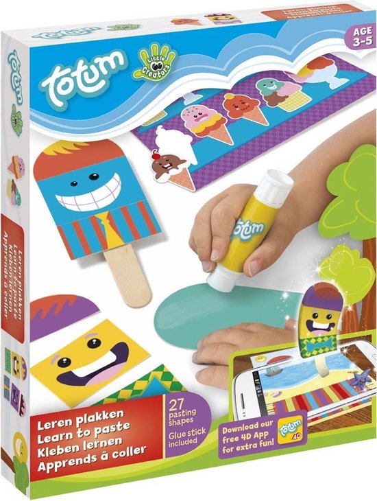 Knutselset Eerly Learning Combipack Little creators Leren knippen + Leren plakken