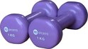 Vinyl dumbells 2 x 1.0 kg