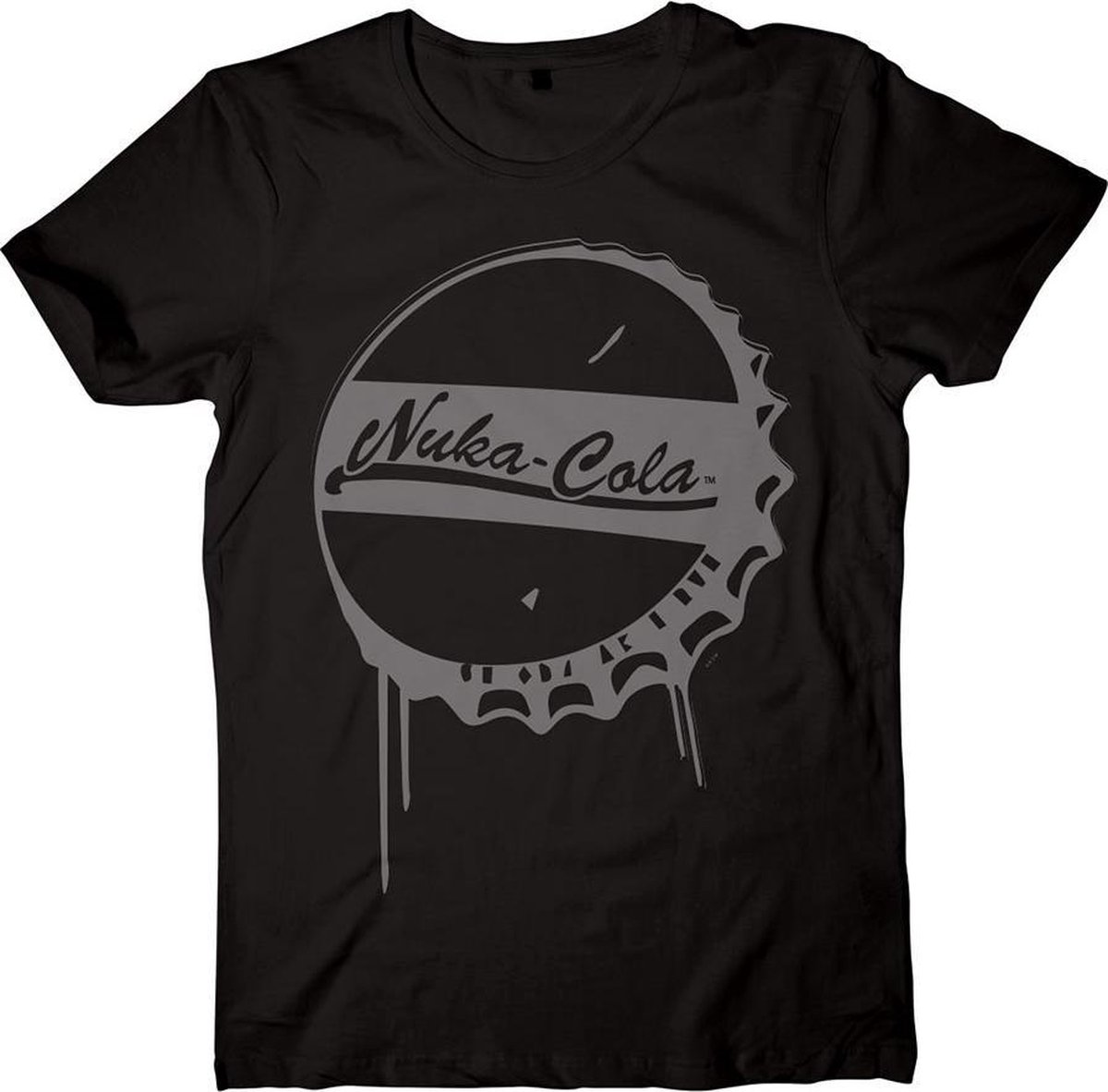 Fallout 4 - Nuka-Cola Bottle Cap Heren T-shirt - zwart - XL