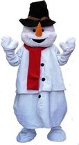Pluche sneeuwpop kostuum XL