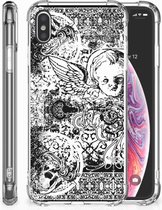 Geschikt voor iPhone Xs Max TPU-siliconen Hoesje Design Skulls Angel