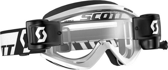 Goggle Split OTG Dark Red Clear Works (Speciaal Voor Brildragers