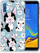 Geschikt voor Samsung Galaxy A7 (2018) Siliconen Backcase Design Hondjes