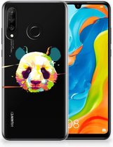 Huawei P30 Lite TPU Hoesje Design Panda Color