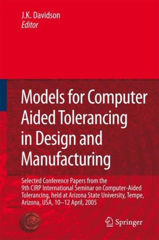 Models for Computer Aided Tolerancing in Design and Manufact ... - cover