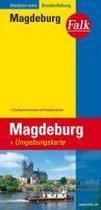 Falk Stadtplan Extra Standardfaltung Magdeburg 1 : 20 000