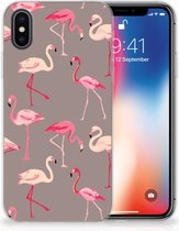 TPU Hoesje Geschikt voor iPhone 10 | Xs Flamingo