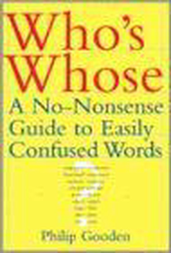 Who's Whose? - cover