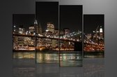Art4-all - Canvas schilderij Skyline New York - 130x80cm