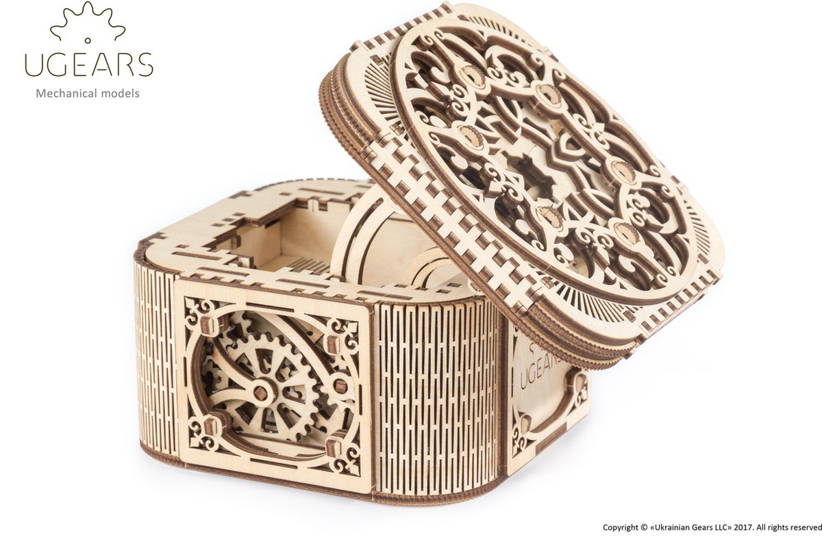 UGEARS Houten 3D Model - Juwelendoosje — afbeelding 22