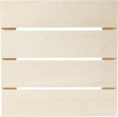 Muurdecoratie, afm 28,6x28,6 cm, dikte 1,1 cm, 1 stuk, triplex