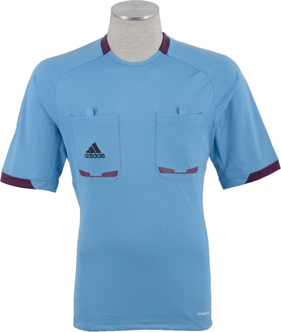 adidas Scheidsrechter Shirt - Sportshirt - Mannen - Maat M - Blauw | bol.com