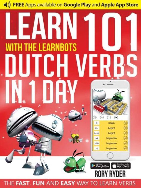 Learn 101 Dutch Verbs in 1 Day with the Learnbots - cover