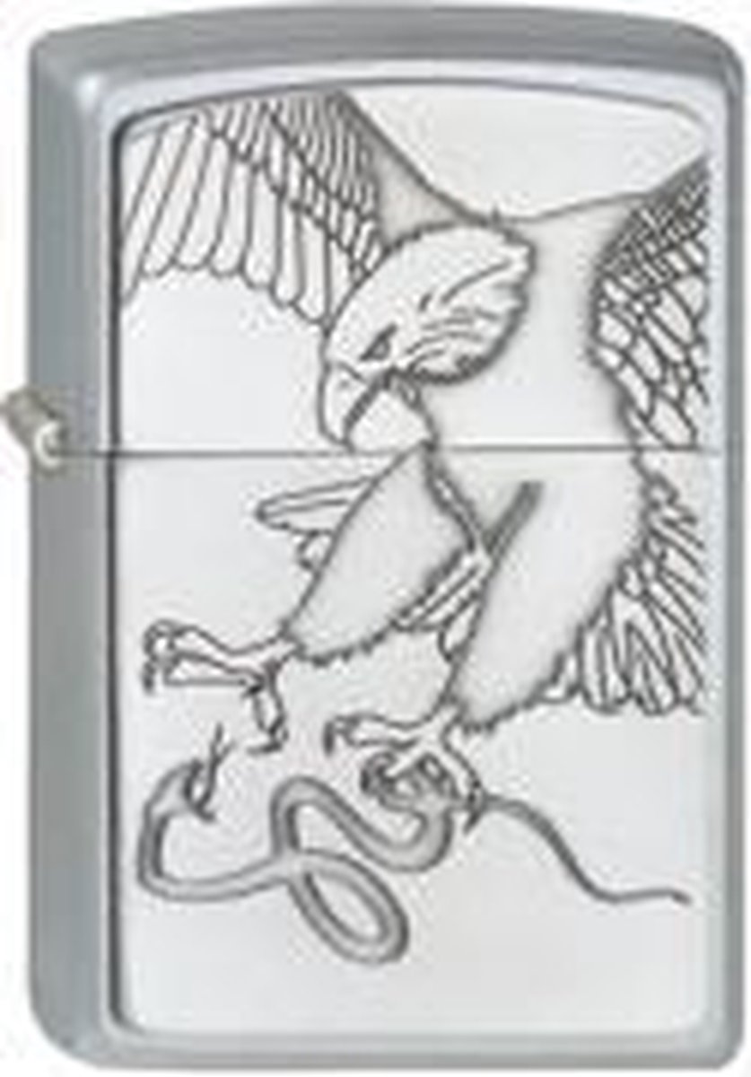 Goedkoopste Zippo aansteker Eagle Catches Snake Embem