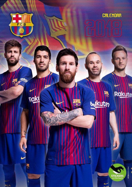 herberg Omleiding worm FC Barcelona A3 Kalender 2018 | bol.com