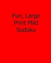 Fun, Large Print Mild Sudoku