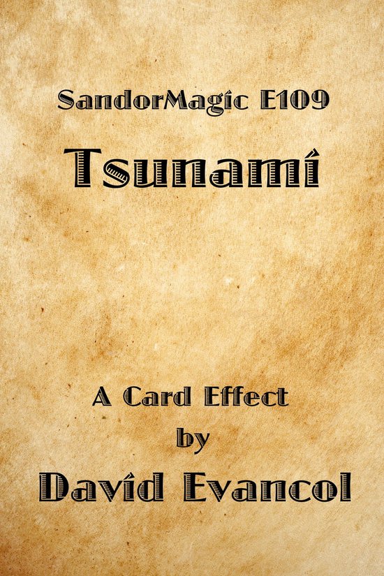 SandorMagic E109: Tsunami - cover