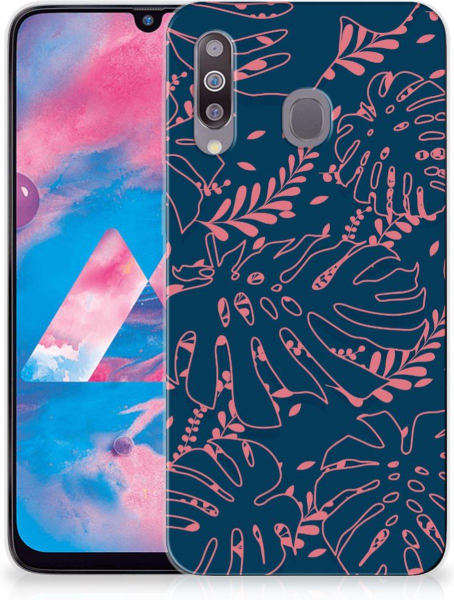 Samsung Galaxy M30 TPU Case Palm Leaves