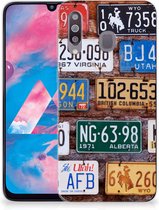 Siliconen Hoesje met foto Geschikt voor Geschikt voor Samsung Galaxy M30 Kentekenplaten