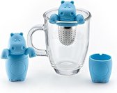 Theefilter Nijlpaard - thee zeef - thee infuser voor losse thee