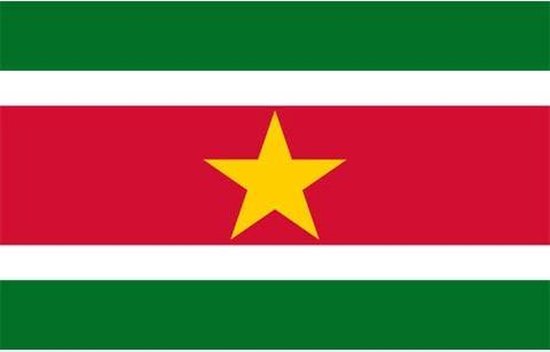 Surinaamse vlag, vlag van Suriname 90 x 150