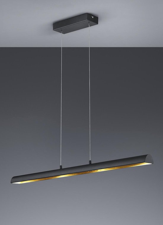 LED - hanglamp - Fortuijn Woontrends RAMIRO balk zwart | bol.com