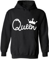 Queen | hoodie sweater | black | Medium