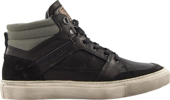 Vorming pepermunt stikstof Australian Footwear Heren Sneakers Swansea Zwart Leer - Zwart - maat 50 |  bol.com