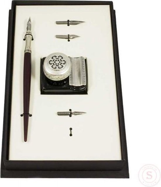 Elegante Kroontjespen Kalligrafieset