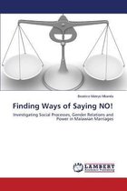 Finding Ways of Saying No!