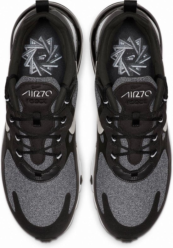 Nike Air Max 270 React  Sneakers - Maat 44 - Mannen - zwart/grijs - Nike
