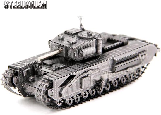 3D Puzzel Metaal - Tank - Metal Puzzle Model Kit SchaalBouw Auto Schaal  Bouw Miniatuur | bol.com