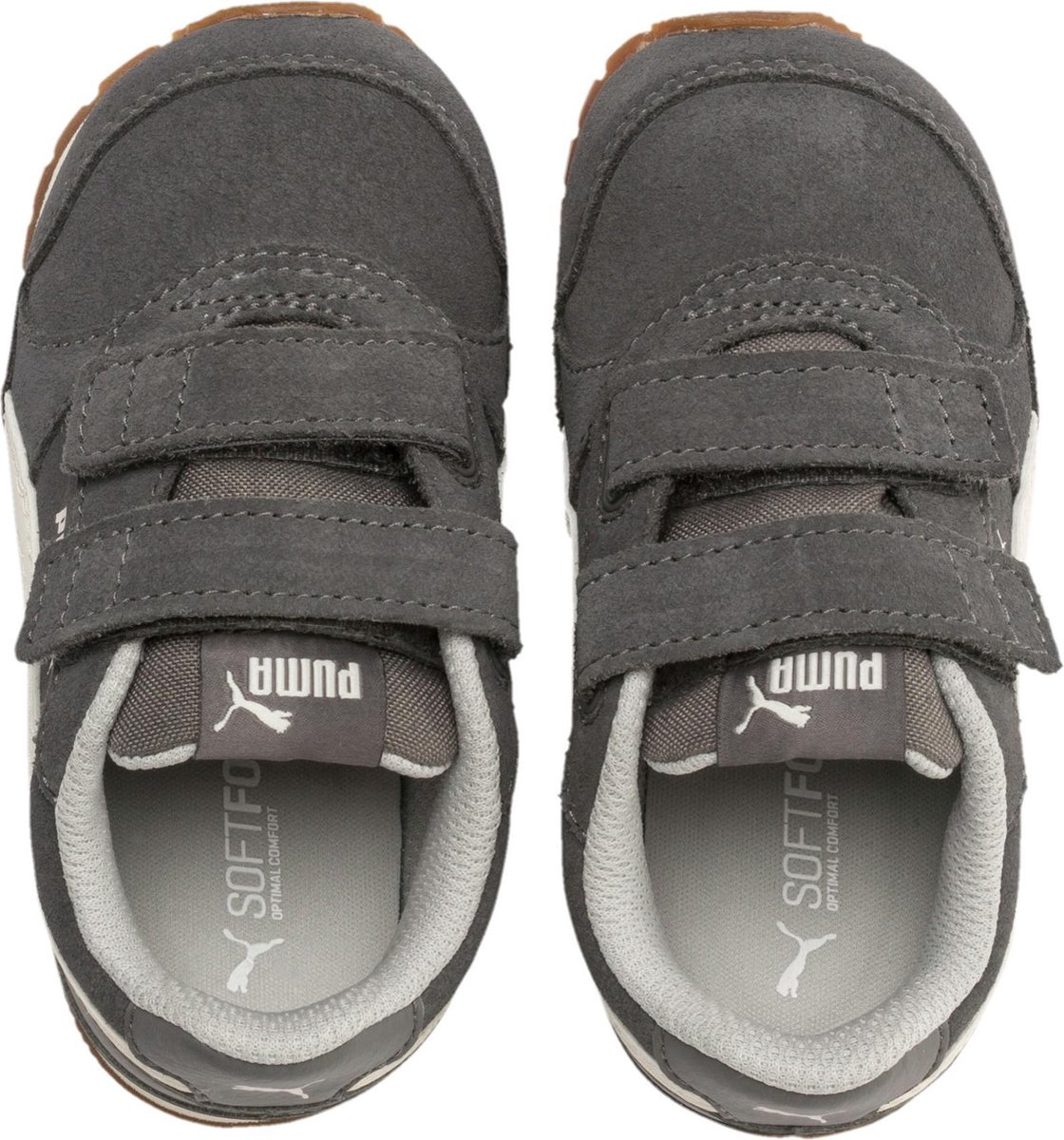 Puma Sneakers - Maat 24 - Unisex - grijs/wit | bol.com