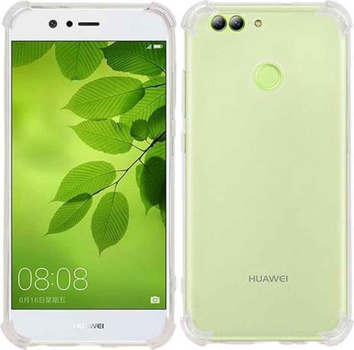 BestCases.nl Huawei nova 2 TPU Schokbestendig bumper case Hoesje