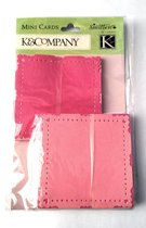 K&COMPANY Smitten 12 Mini Cards Roze