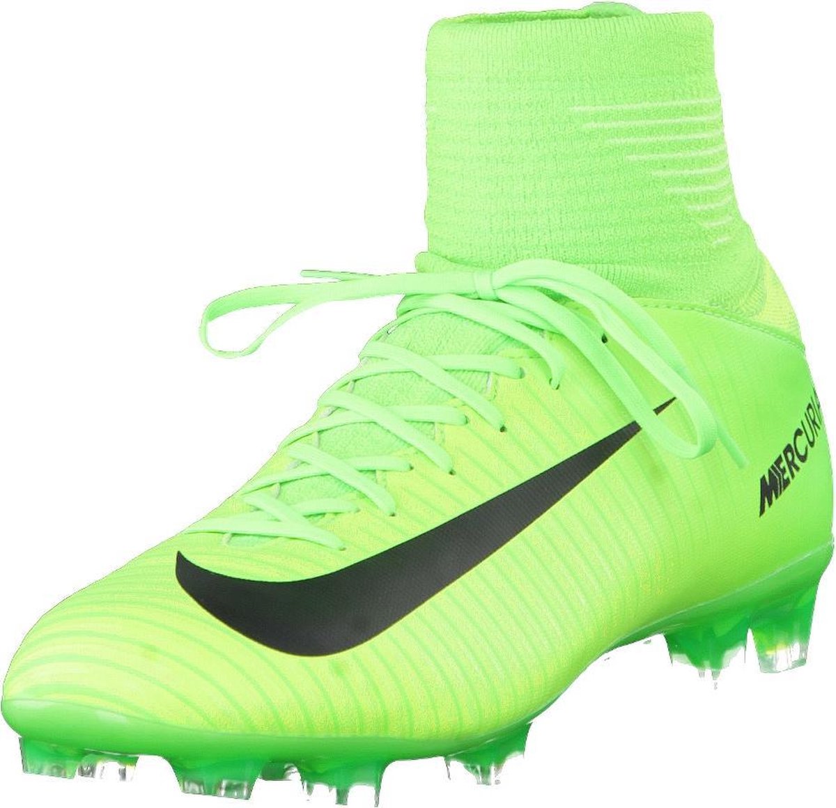 Nike Voetbalschoenen - Electric Green/Black-Flash Lime-White - 38 | bol.com